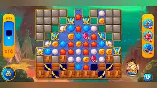 Fishdom, 1458 level,no Booster - 1458 уровень, прохождение без бустеров.