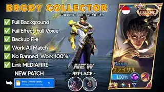 NEW | Script Skin Brody Collector Patch Terbaru | Full Effect And Voice No Password | Putih