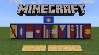 Minecraft  - ASEAN Flag Banners Tutorial