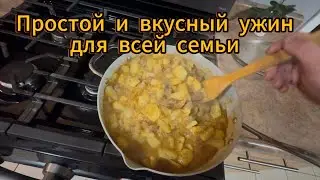 Potatoes with meat step by step recipe