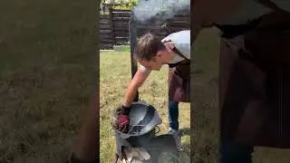 Обжиг казана 🔥
