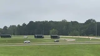 LSU Football Buses on the Highway to Victory! 🚌🐯 | Epic Journey to Mississippi State Game! 🏈🛣️