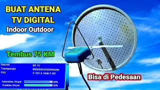 IDE CERDAS ‼️ Cara membuat antena tv digital indoor outdoor sinyal kuat❗️