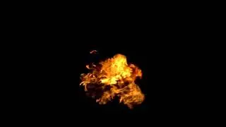Fireball 1 VFX effect black screen