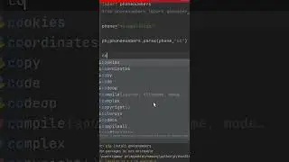Finding the location JUST FROM PHONE NUMBER in PYTHON!