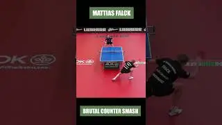 Mattias Falck BRUTAL COUNTER SMASH! #shorts #tabletennis