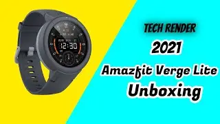 Amazfit Verge Lite Unboxing In Hindi | Best smartwatch under 5000 | Tech Render |