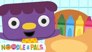 I Like To Draw | Creativity Song for art time at school | Practice shapes and colors | Noodle & Pals