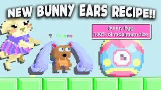 🐰 NEW BIG FLUFFIN' GIGA-EARS RECIPE!! + ALL ITEMS REVIEW!! | Growtopia