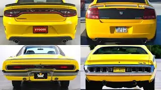 1966 - 2020 : DODGE CHARGER START-UP COMPILATION