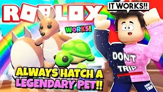 How to Always HATCH a LEGENDARY PET in Adopt Me! NEW Adopt Me Aussie Egg Update (Roblox)