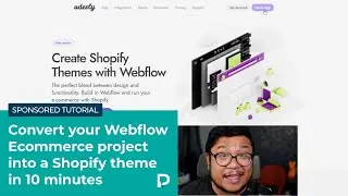 Convert your Webflow Ecommerce project into a Shopify theme in 10 minutes
