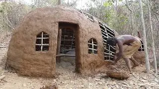 Primitive Technology: Crookneck Cottage Fairy Home