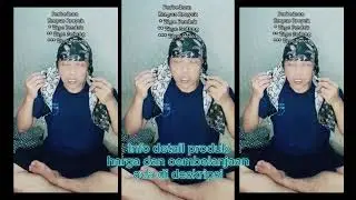 Kerpus Proyek Topi Jepang Topi Las Sebo Bahan Katun Adem Motif Batik Bolak Balik