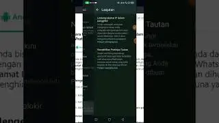 CARA MENGAMANKAN WA DARI NOMOR TIDAK DIKENAL #whatsapp #whatsappstatus #tutorial