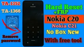 Nokia TA-1532 password rest/Frp solve/ How to rest patern Nokia C20 C20 plus using Free tool 100% 👍