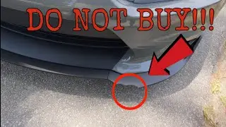 Broke My Splitter On My Dodge Charger Scatpack