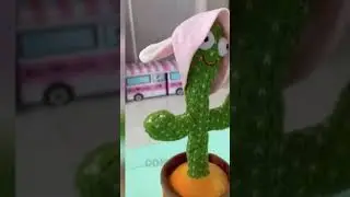 Plush Dancing and Singing Cactus for Home Decoration for Children