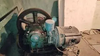 Двигатель АС-72! Работа электродвигателя АС2-72-6/18 на лифте (СамЛЗ-1983 г.в) на релейной станции
