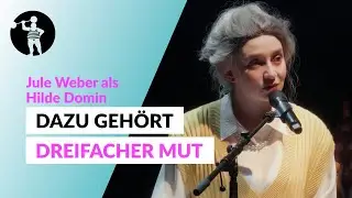 Jule Weber als Hilde Domin | Dead or Alive Slam | Poetry Slam TV