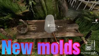 How to use melted iron at Pottery Table in Green Hell (New molds)