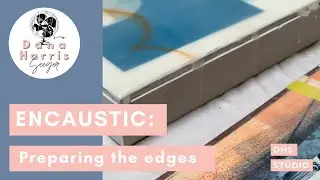 Prepping panels for painting encaustic