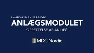 Navision Stat - Opret et anlæg