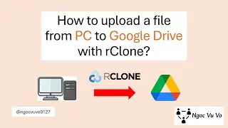 Rclone Tutorial #4 - Copy a folder from PC to Google Drive.