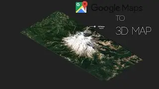 Google Maps to 3D Map Photoshop Tutorial
