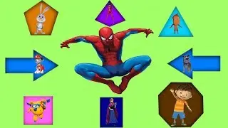 Yumak, Vakvak, Niloya, Akıllı Tavşan Momo ve Spiderman ile Sembolleri ve Şekilleri Öğreniyoruz.
