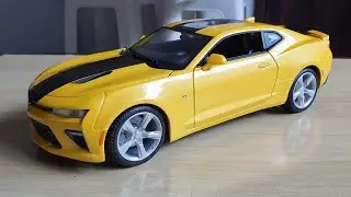 Unboxing em miniatura do Chevrolet Camaro ss 2016 fabricado pela Maisto 1/18