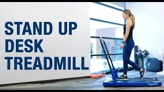 Workout While You Work: GoPlus SuperFit Standup Desk Folding Treadmill Review