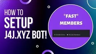 How to setup J4J.xyz Bot | How to add Memebers in discord fastly and easy