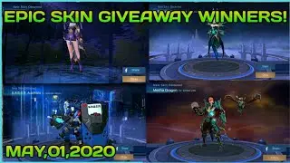 EPIC SKIN GIVEAWAY WINNERS