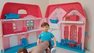 КУКОЛЬНЫЙ ДОМ. РОЗОВЫЙ КУКОЛЬНЫЙ ДОМ. РАЗВИВАЮЩЕЕ ВИДЕО ДЛЯ ДЕТЕЙ