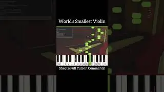 World's Smallest Violin Roblox Tutorial