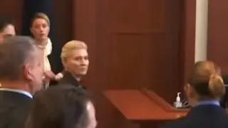 Amber Heard PTSD from Johnny Depp / Stumbles into Wall