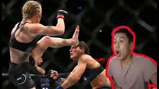 Valentina LIGHTS OUT Jessica Eye with CRAZY HEAD KICK!  **FAN REACTION!!