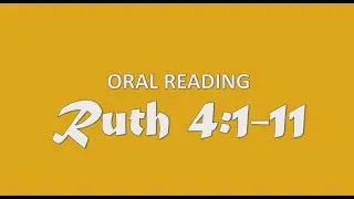 Ruth 4:1-11
