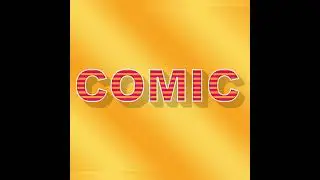 Amazing Comic Text Effect in Adobe illustrator 