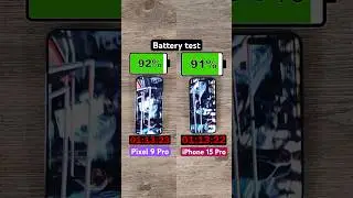 Google Pixel 9 Pro vs iPhone 15 Pro battery test