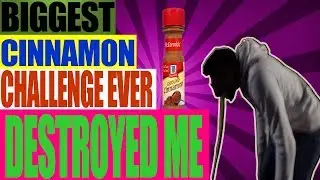 The Biggest Cinnamon Challenge Ever - **DESTROYED**