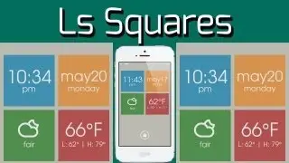 LS Squares - Jailbreak LockScreen Theme!