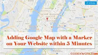 Insert a Google Map to Your Website || How to add Google Maps for HTML website