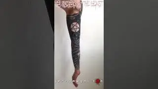 Circa due mesi dopo la guarigione #tatuaggio #satanico #biomeccanico