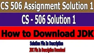 CS506 Assignment 1 solution 2021 || CS 506 Assignment No 1 solution Spring 2021 || vickylab