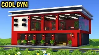 ULTIMATE GYM || How to make cool gym #minecraft