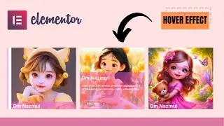 Elementor pro free image hover effect | WordPress website create free tutorial