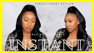 Half Up Half Down Hairstyle | Sensationnel Hair | NatashaNicole