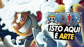 A GEAR 5 de Luffy no anime! Aquilo ali é arte pura! Vou assistir One Piece? | Speed Painting